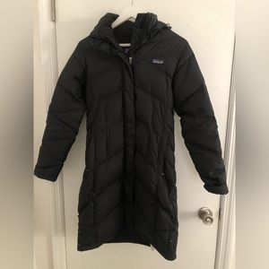 Black Patagonia Womens Down With It Parka Size S